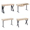 Bureautafel Oxford\ Yale - Afbeelding 2