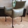 Eetkamerfauteuil Catja 6 x lederen showroommodel in de aanbieding - Afbeelding 2