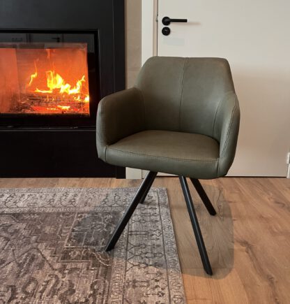 Eetkamerstoel Pablo nu 2 stuks in leder voor € 299,-