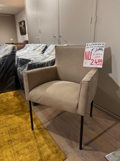 Eetkamerfauteuil Kelvin Large 6 stuks in de aanbieding ( Nieuw )