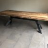 Eettafel oud frans eikenhout - Afbeelding 3