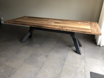 Eettafel oud frans eikenhout - Afbeelding 3