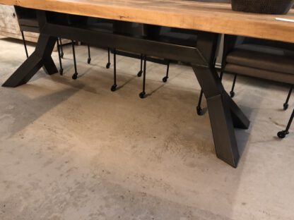 Eettafel oud frans eikenhout - Afbeelding 5