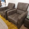 Sale Eisenhouwer fauteuils hoge en lage rug - Afbeelding 2