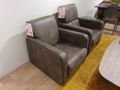 Sale Eisenhouwer fauteuils hoge en lage rug