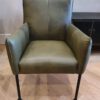 Eetkamerfauteuil Karin nu 2 stuks in leder Granada voor € 199,- - Afbeelding 4