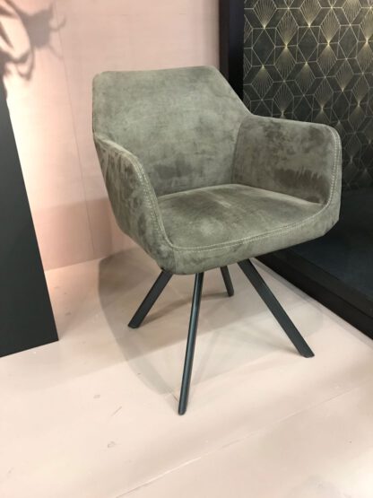 Eetkamerstoel Pablo nu 2 stuks in leder voor € 299,- - Afbeelding 4