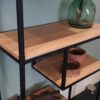 Roomdivider eikenhout met stalen frame - Afbeelding 4