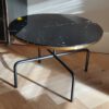 Salontafel duvel endtable zwart marmer - Afbeelding 2