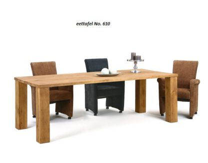 Eettafel Eikenhout 610