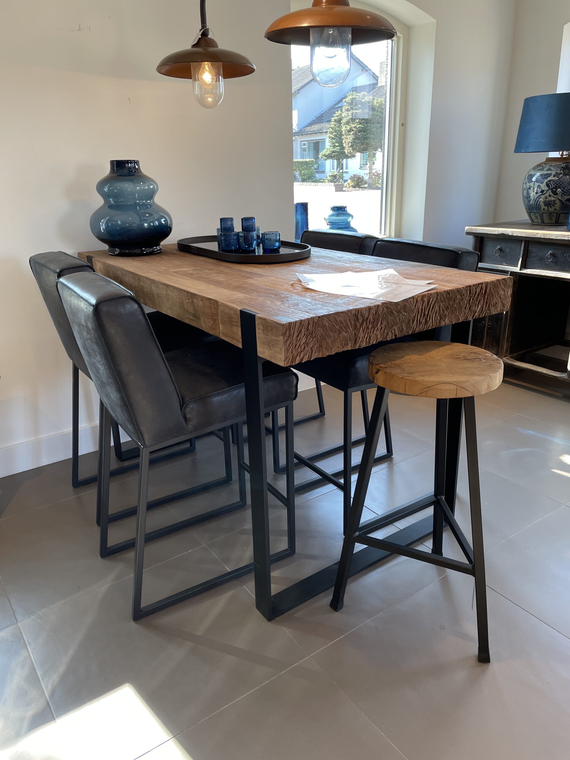 Tegenover Prestigieus diefstal Bartafel teakhout – Hullenaars Interieurs