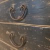 Tv meubel in oud zwart of blank Iepenhout - Afbeelding 7