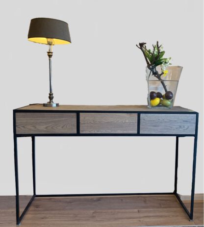 Wandtafel eikenhout met ingelegd blad