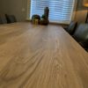 Eettafel Eikenhout met verjongd blad en afgeronde hoeken - Afbeelding 2