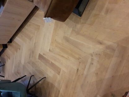 Eikenhouten visgraat vloer multiplank