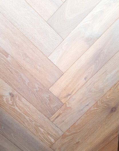 Eikenhouten visgraat vloer multiplank - Afbeelding 2