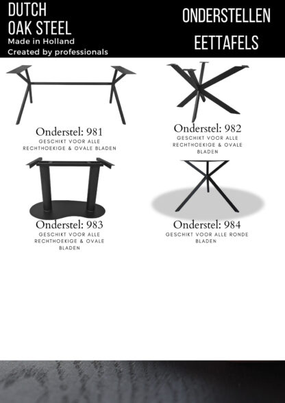 Eettafel Bootmodel/Deens ovaal - Afbeelding 4
