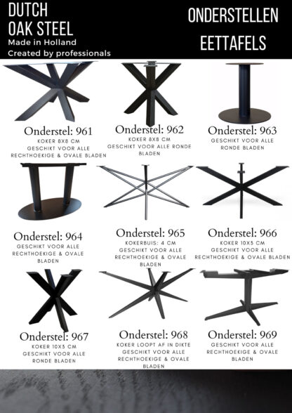 Eettafel Bootmodel/Deens ovaal - Afbeelding 5