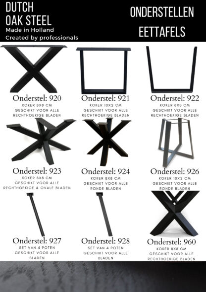 Eettafel Bootmodel/Deens ovaal - Afbeelding 6