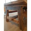 Ambachtelijke eettafel oud Frans eikenhout - Afbeelding 2