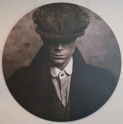 Dibond schilderij Vintage man