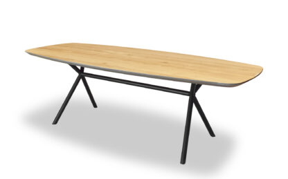 Eikenhouten eettafel Deens ovaal - Afbeelding 7