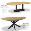 Eikenhouten eettafel Deens ovaal - Afbeelding 9