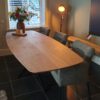 Eikenhouten eettafel Deens ovaal - Afbeelding 4