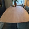 Eikenhouten eettafel Deens ovaal - Afbeelding 5