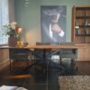 Eikenhouten eettafel Deens ovaal - Afbeelding 2