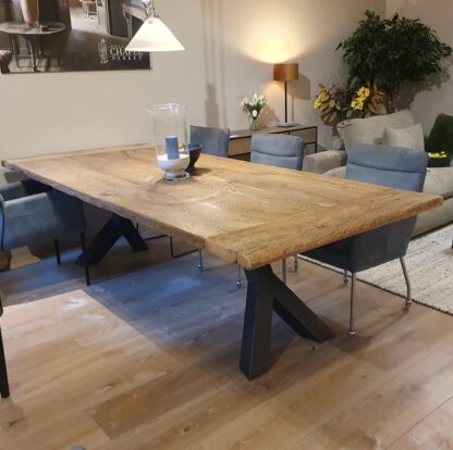 Oud eikenhouten eettafel