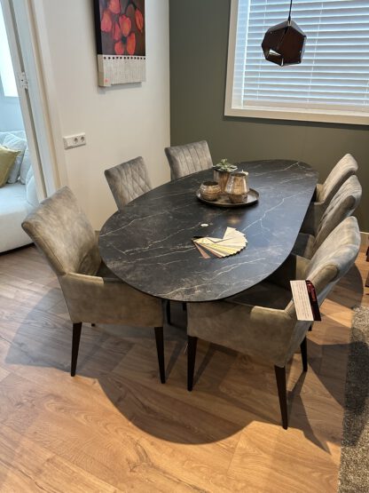 HPL eettafel marmerlook