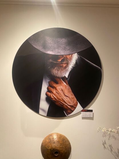dibond schilderij, oude man