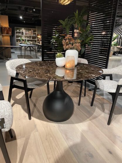 Eettafel en salontafel Cole marble stone