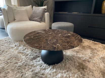 Eettafel en salontafel Cole marble stone - Afbeelding 2