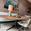 Notenhouten eettafel in diverse vormen