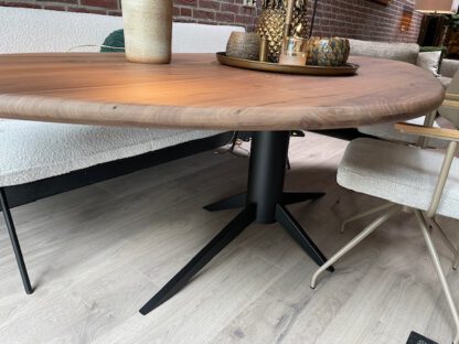 Eikenhouten eettafel slipper model - Afbeelding 4